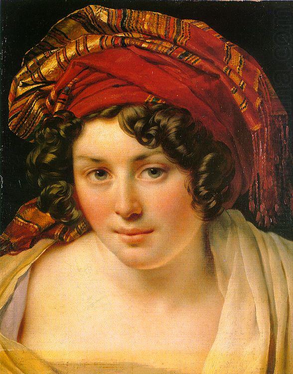 Anne-Louis Girodet-Trioson A Woman in a Turban china oil painting image